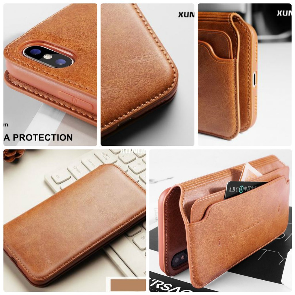 Bao Da XUNDD iPHONE 13/ 13Pro/ 13Promax (Có ngăn đựng thẻ,)