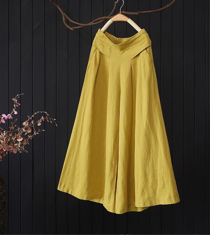 Hàng Sẵn Taobao  Quần ống rộng cạp cao dáng váy xếp li nhẹ phong cách Hàn  Quốc MN01  Shopee Việt Nam