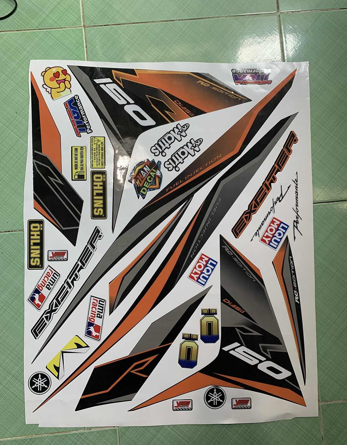 Tem exciter 150 cam đen RC