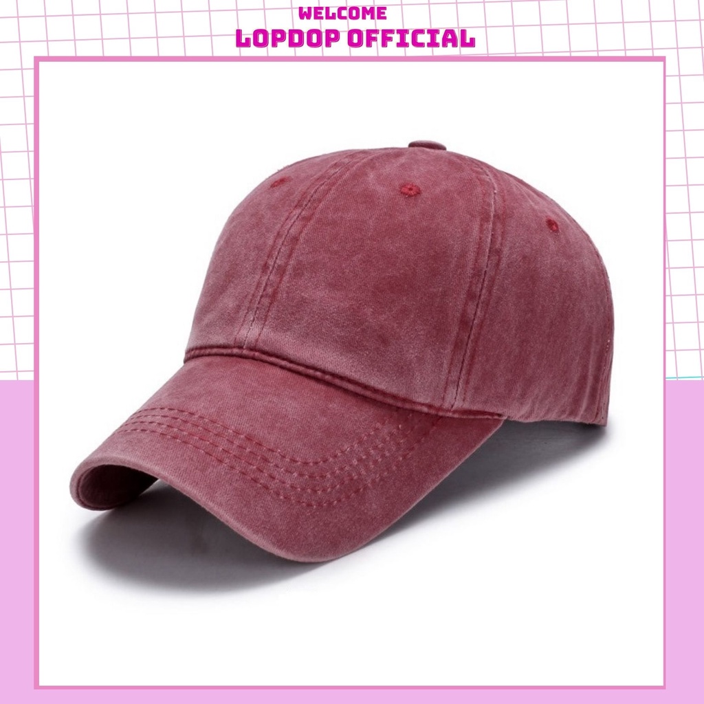 Mũ Lưỡi Trai Nam Nữ Cao Cấp Chuẩn Phom , Nón Lưới Trai Trơn Phong Cách Hàn Quốc - MU114 Lopdop.official