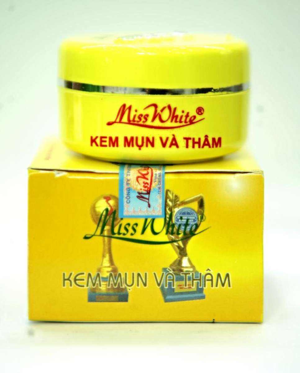 Kem Mụn - Ngừa Thâm Miss White - 6g Công Ty