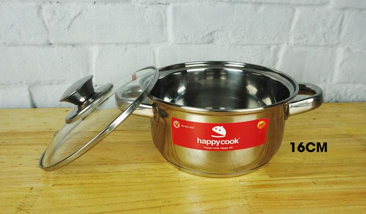 Bộ 3 nồi inox Happy Cook EL-06ICG