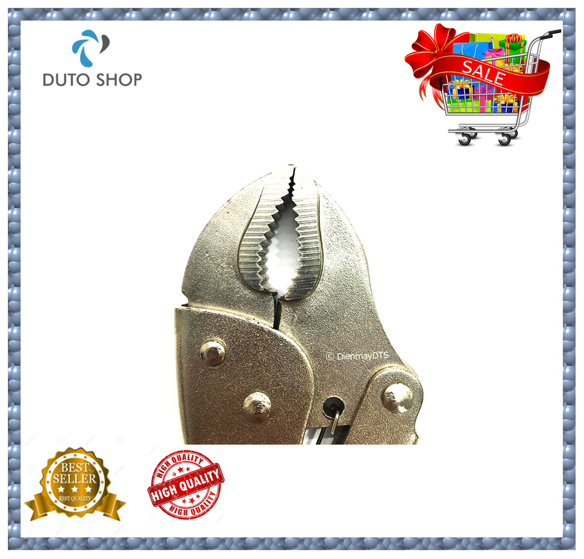 Kìm chết mỏ cong Asaki AK-8258 10 /250mm