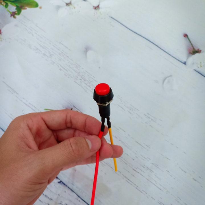 Công tắc Hazard có 2 dây dùng để chuyển đổi 2 chế độ on-off dành cho ô tô, xe máy siêu tiện G274 , đồ phụ tùng xe máy