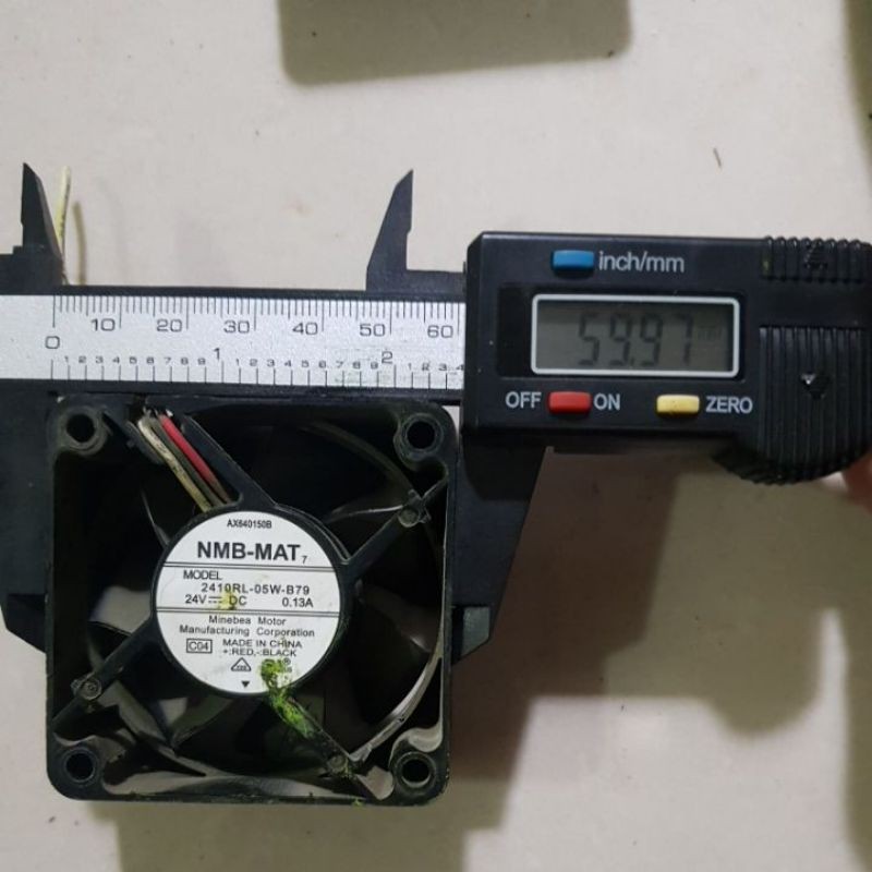 Quạt tản nhiệt 24v 6x6cm