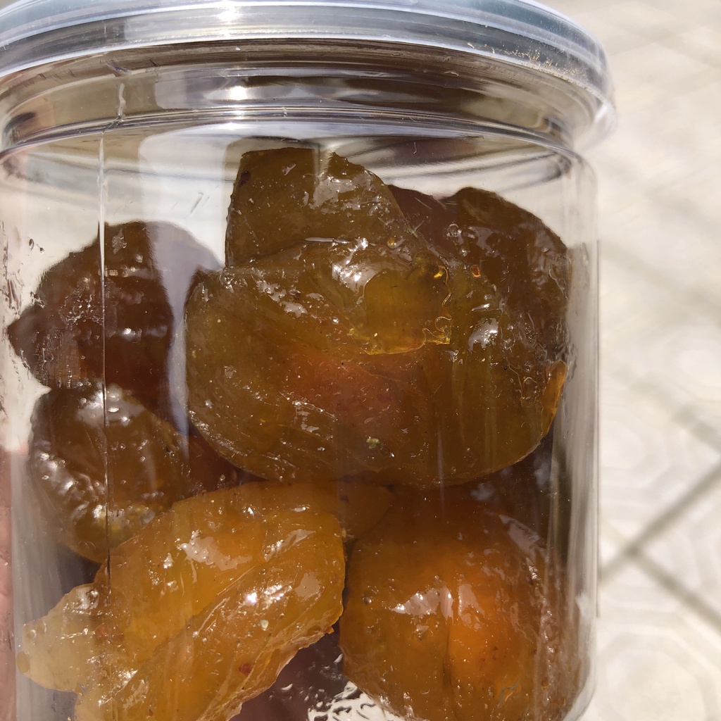 1kg ô mai mận khía- mận khía xào gừng loại ngon