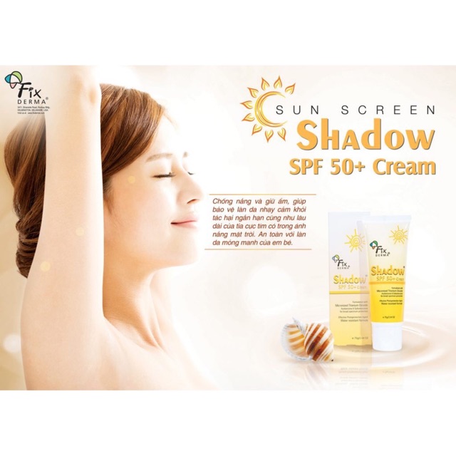 Kem Chống Nắng Fixderma Shadow SPF 50+ (75g)