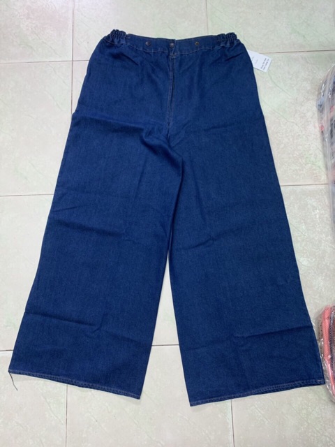 [HCM]Váy Quần Jean Chống Nắng Dạng Nút Lưng Thun
