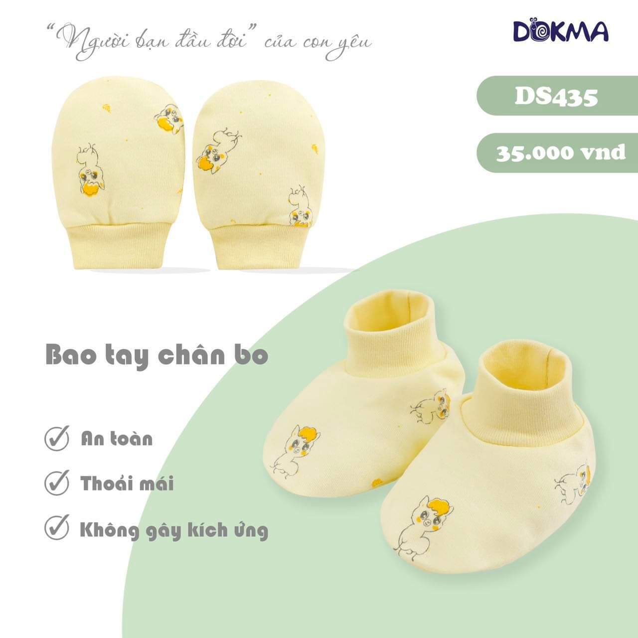 Bao tay chân bo Dokma DS435