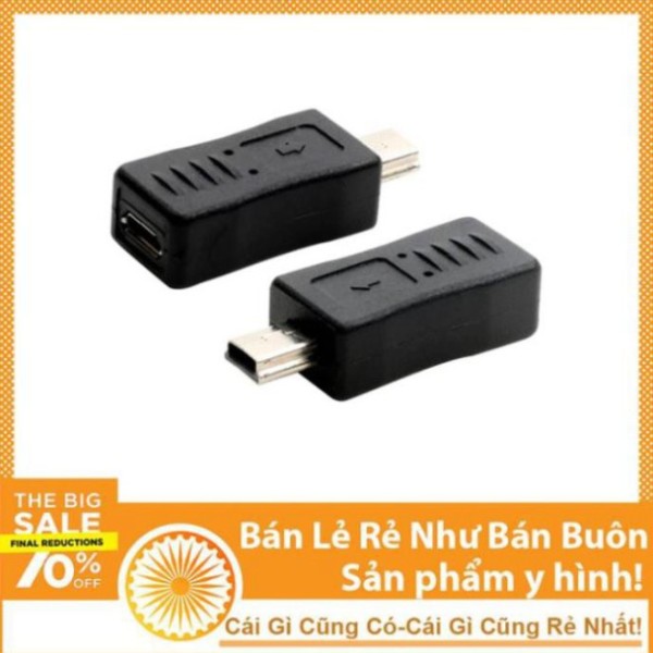 Bảng giá Đầu Chuyển Đổi Micro B USB Sang Mini B USB 2.0 Phong Vũ