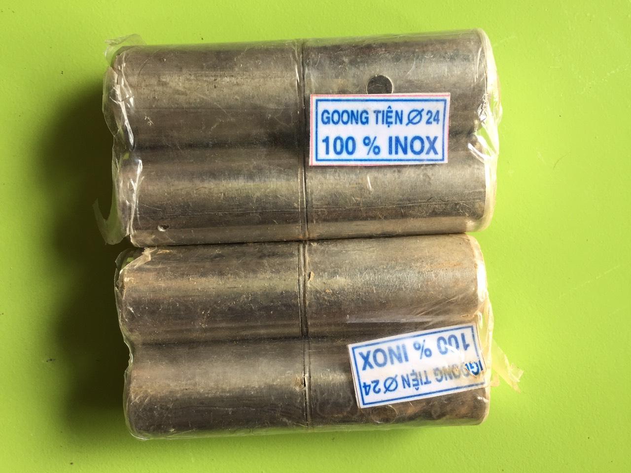 Bộ 4 bản lề cối tiện inox phi 24, bản lề cửa inox chịu lực. bộ 4 bản lề cối  inox