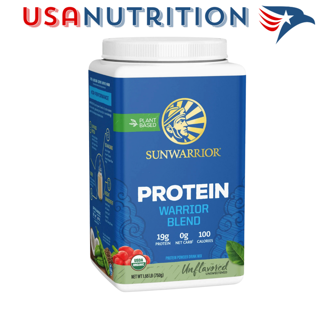 Đạm thực vật protein ''Sunwarrior'' Warrior Blend Organic 30 lần dùng