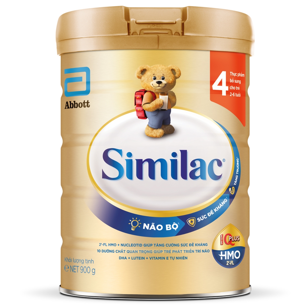 Sữa bột Similac 4 - 900g (Dành cho trẻ từ 2 - 6 tuổi)