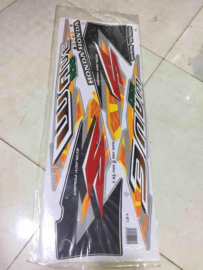 [SHIN DECAL] Tem rời wave S thái mẫu 02