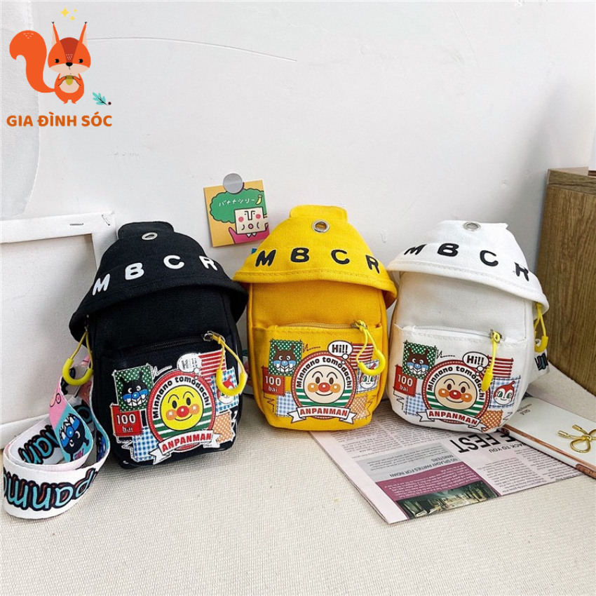 Túi đeo chéo canvas mini cho bé