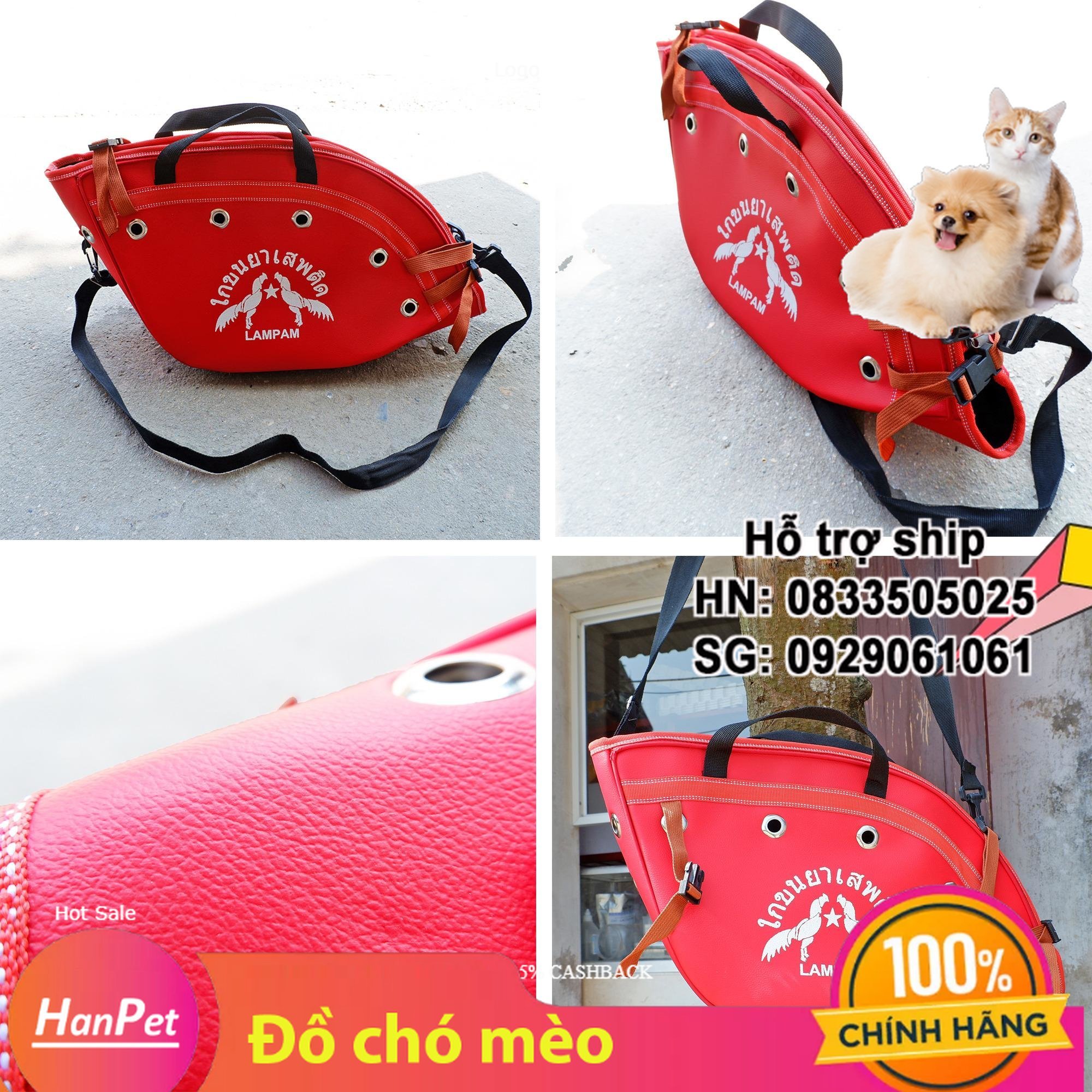 Hanpet - Túi đựng gà chọi - túi vận chuyển gà đá - túi da có quai đeo - làn xách gà chọi 102
