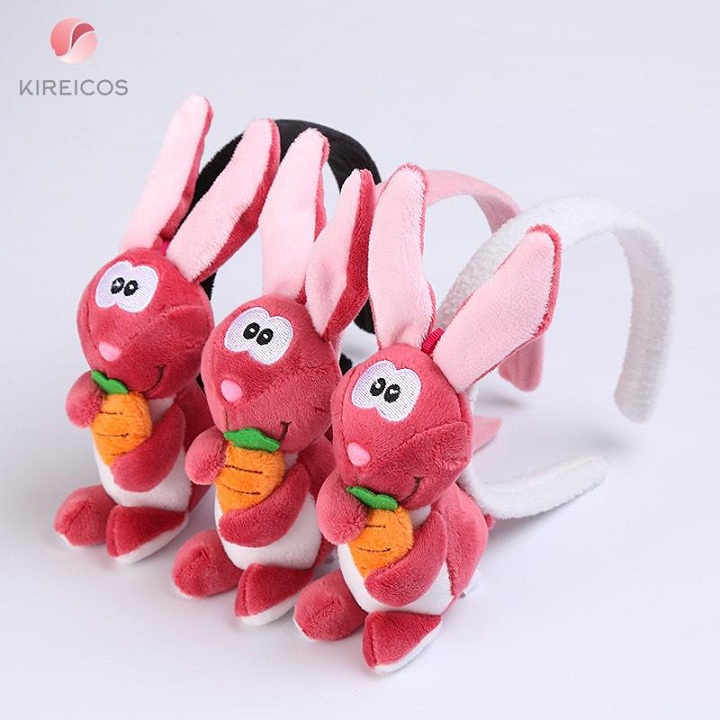 [HCM]Cài Tóc Trang Điểm Thỏ Ôm Cà Rốt 4D Siêu Cưng - kireicos