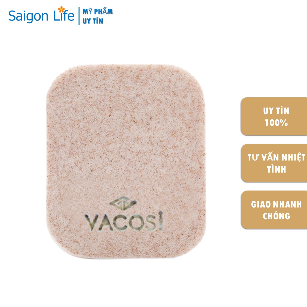 Vacosi Bông Bọt Biển Rửa Mặt Cleansing Sponge BP26