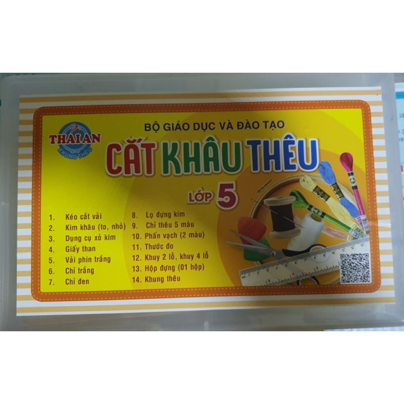 Cắt Khâu Thêu Lớp 5.