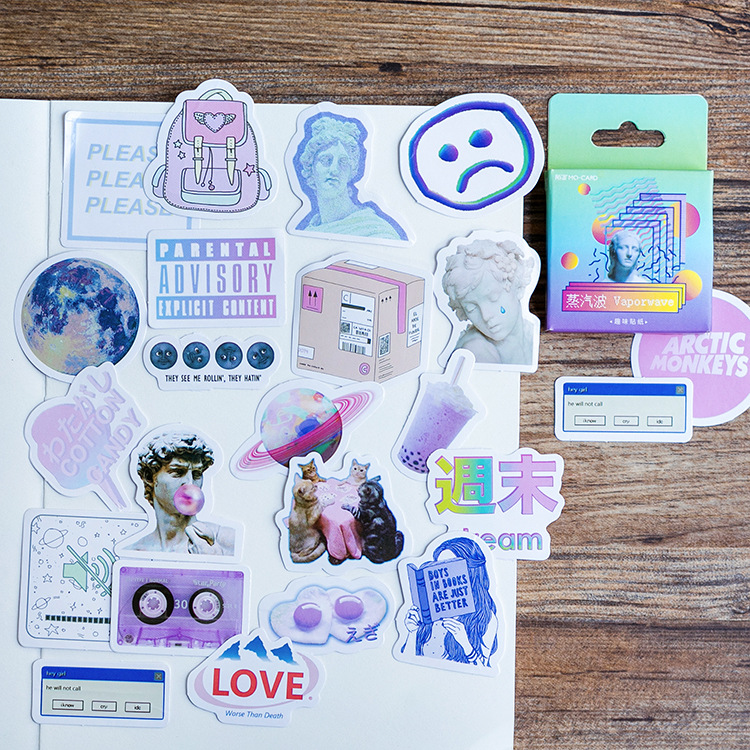 [HCM]Hộp 46 sticker Life Style trang trí planner scrapbook