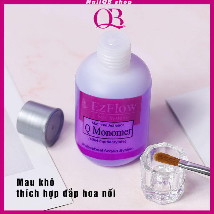 Lưu huỳnh tím đắp móng, vẽ bông nổi cho nail