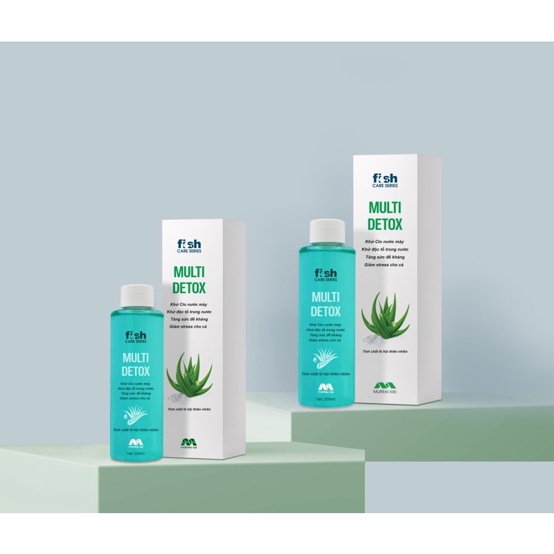 Bộ sản phẩm Vi Sinh Multibio Lab | Multi bio | multi detox | multi clear water | multi glass care | multi power bacter