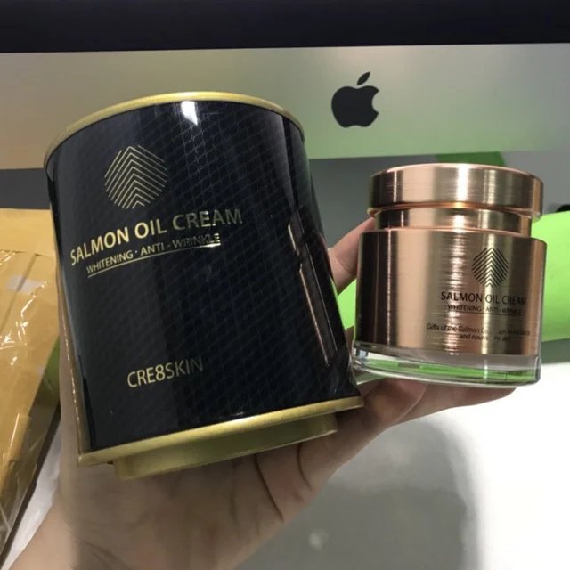 [HCM][Lấy mã giảm thêm 30%] Kem dưỡng trắng da chống lão hóa chiết xuất dầu cá hồi Cre8skin Salmon Oil Cream