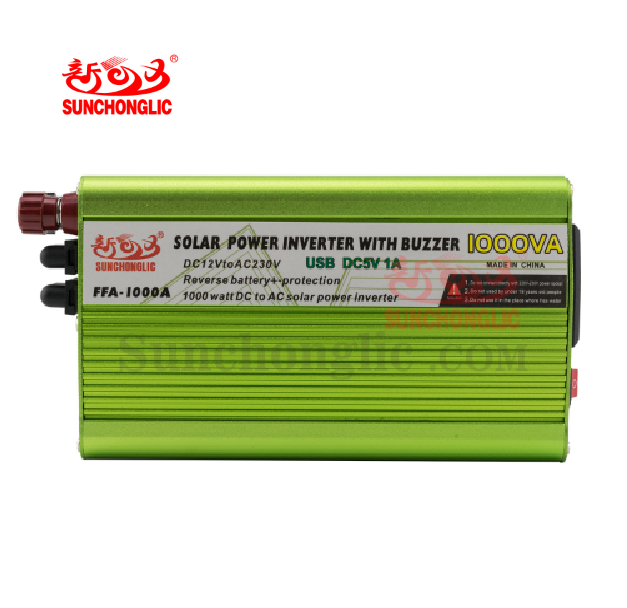 Bộ kich điện inverter 12v lên 220v 1000W-Sunchonglic - FA-1000A