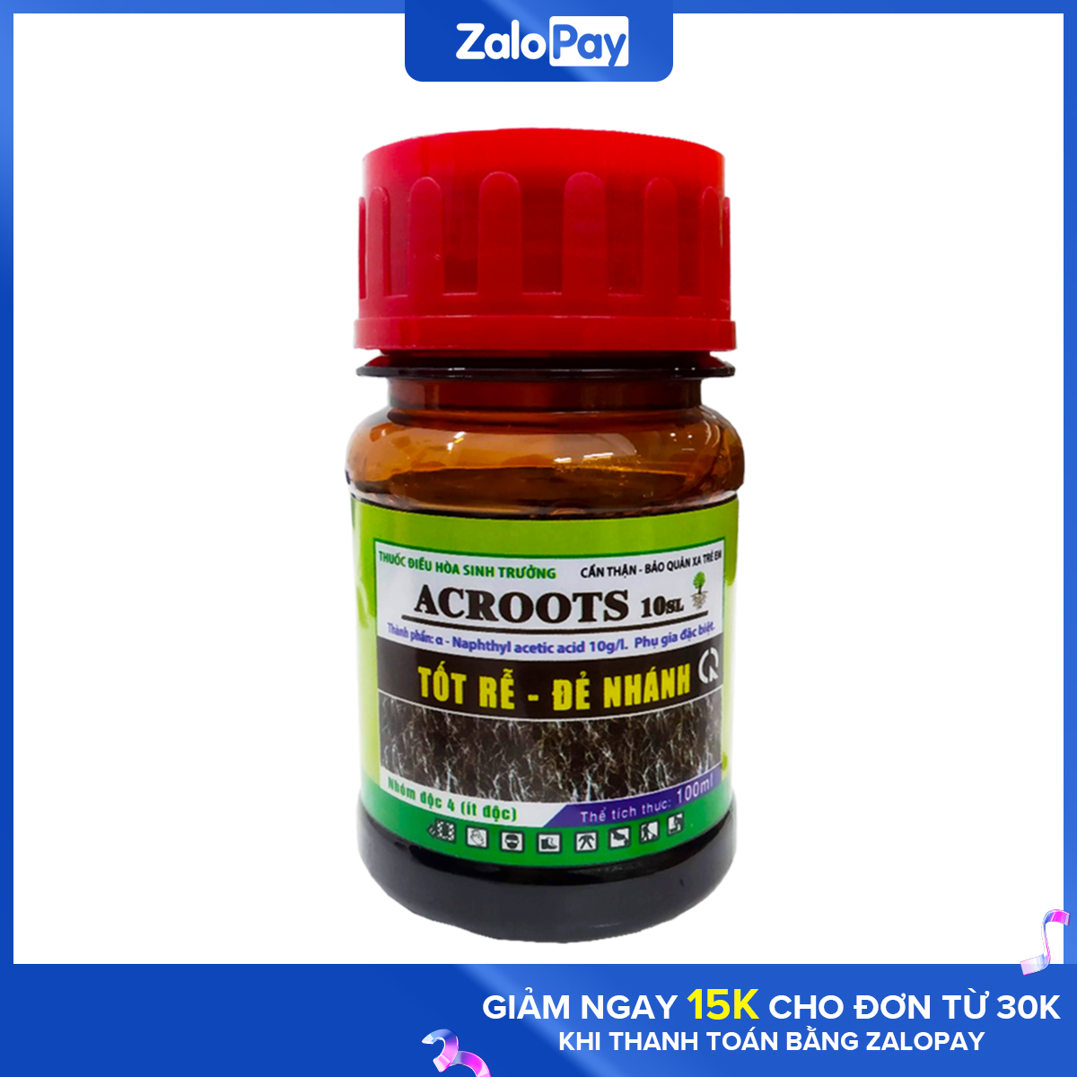 Phân Bón Kích Rễ Và Kích Mầm Acroot Chai 100 ml