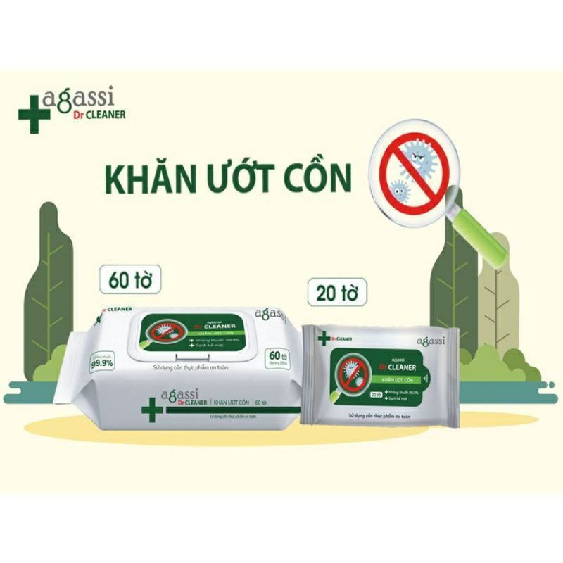 (Màu xanh, nâu, vàng/ không quà) khăn ướt agi Hàn Quốc 100 tờ (không mùi)