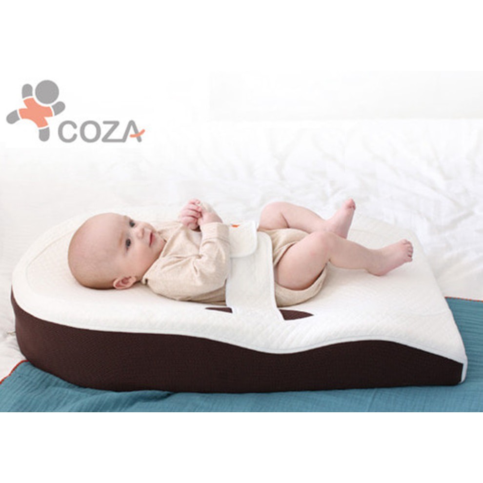 CHÍNH HÃNG Đệm ngủ đúng tư thế, đệm chống trào ngược Coza Baby Bed Hàn