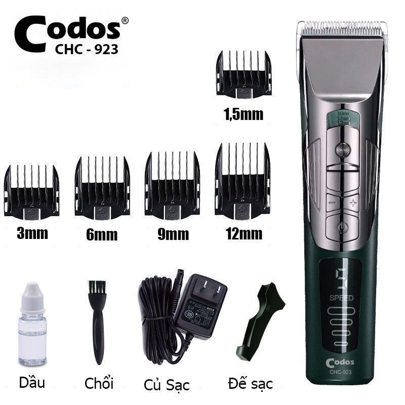 Tông đơ cắt tóc Codos CHC923 cao cấp Máy cắt tóc hớt tóc chuyên nghiệp