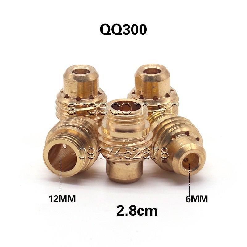 Thoát khí mỏ hàn tig QQ300 - Chia khí, thân kẹp kim tay hàn tig QQ300