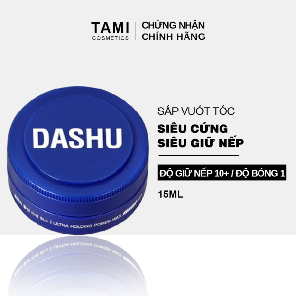 Sáp vuốt tóc nam DASHU For Men Ultra Holding Power Siêu cứng Siêu giữ nếp Không bóng bết Tự nhiên nam tính TM-SAP06 cao cấp