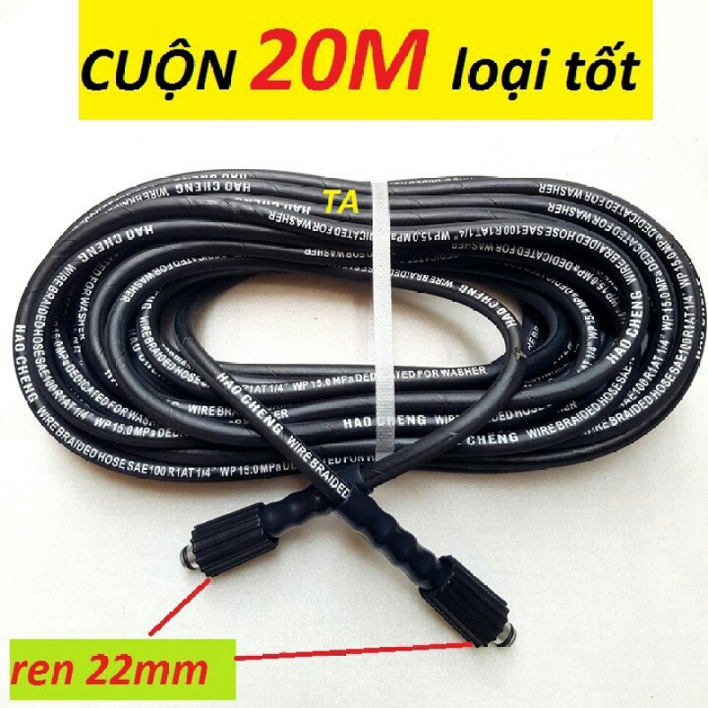 DÂY RỬA XE 20M LÕI THÉP LOẠI TỐT | 20M DÂY RỬA XE LOẠI TỐT SIÊU BỀN CHỐNG GẬP GÃY