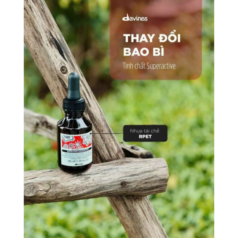 TINH CHẤT GIẢM RỤNG VÀ MỌC TÓC DAVINES SUPERACTIVE 100ML