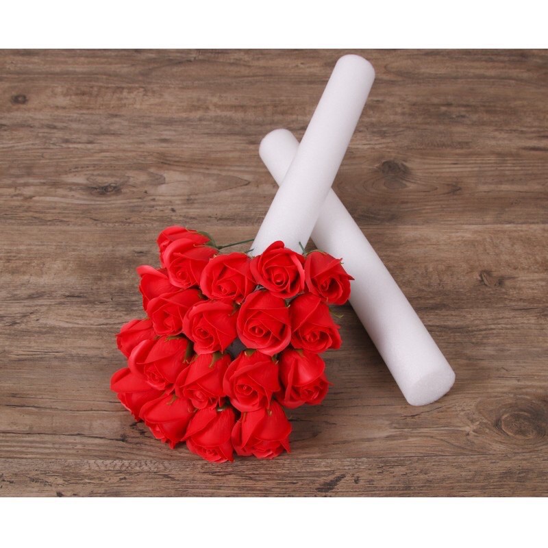 Sỉ cây xốp cắm hoa dk 4cm, dài 1m