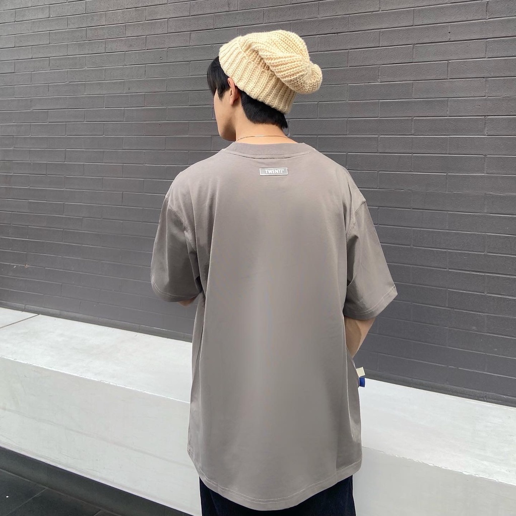 [Nhập Lazxuhuong03 - Giảm 40k/299k]ÁO THUN TWENTI COTTON FORM OVERSIZE ĐƠN GIẢN