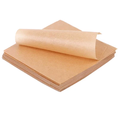 500 Pcs Unbleached Parchment Paper Baking Sheets, 4X4 Inches Non-Stick Precut Baking Parchment, Perfect for Wrapping