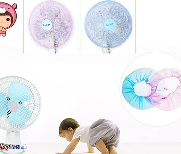 Combo 2 lưới bọc lồng quạt an toàn cho bé