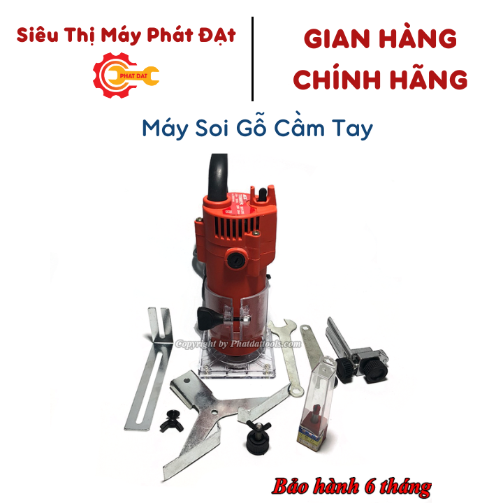 Máy soi gỗ,alu acz 3703 công suất 350w-hàng chính hãng-tặng kèm mũi soi gấp mép alu