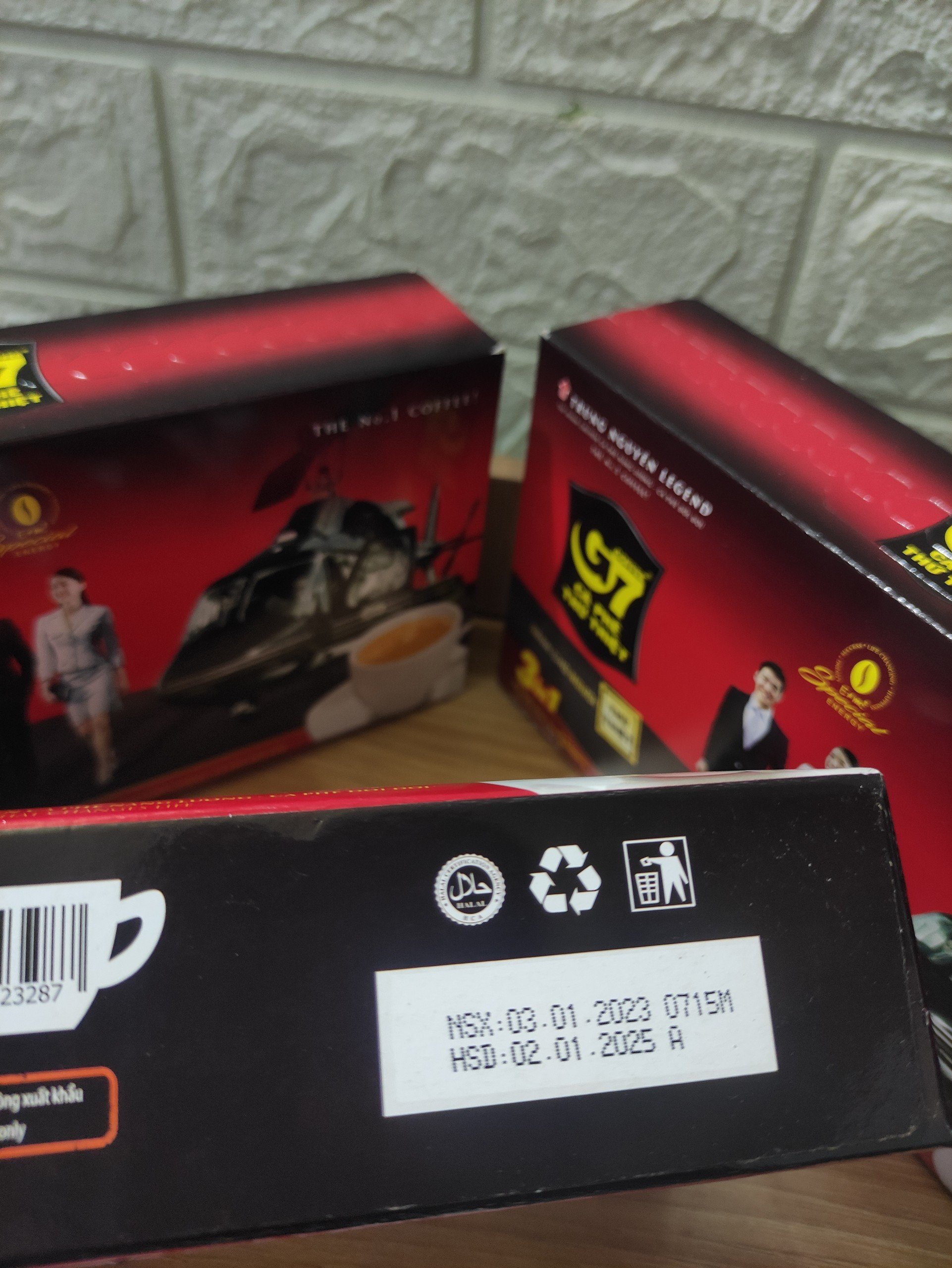 Cà phê hòa tan G7 3in1 - Hộp 21 gói 16gr