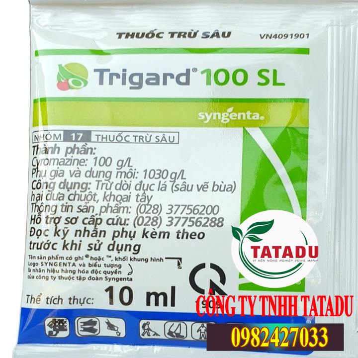 4 gói trigard 100sl - th-uốc đặ-c tr-ị sâu gây hại cho cây trồng