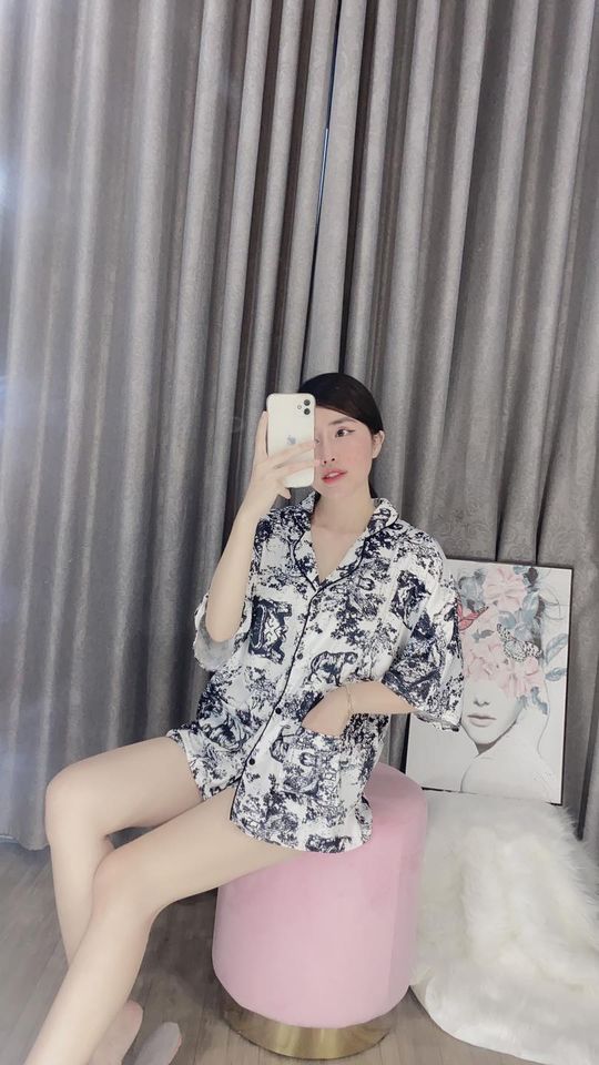 [HCM]Đồ Bộ Lụa Satin Quần Đùi Cánh Dơi (Part 1) (40-62kg)