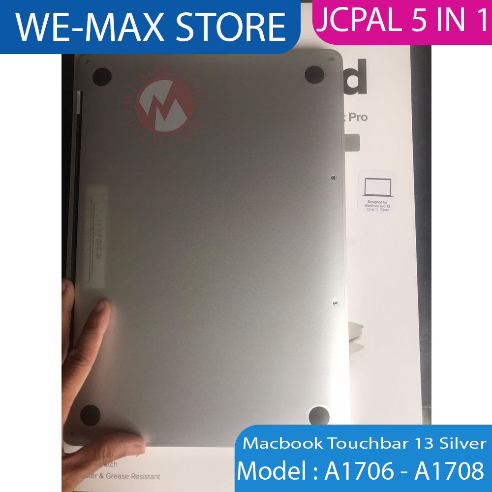 Bộ dán Full 5 IN 1 JCPAL MacGuard Macbook Pro 13 Touchbar Silver -- WE-MAX STORE