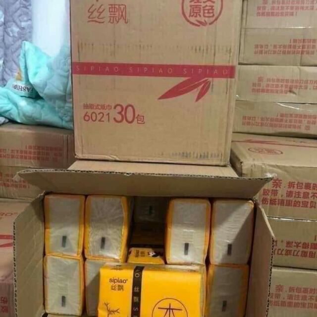 Giấy ăn gấu trúc Sipao 30 gói
