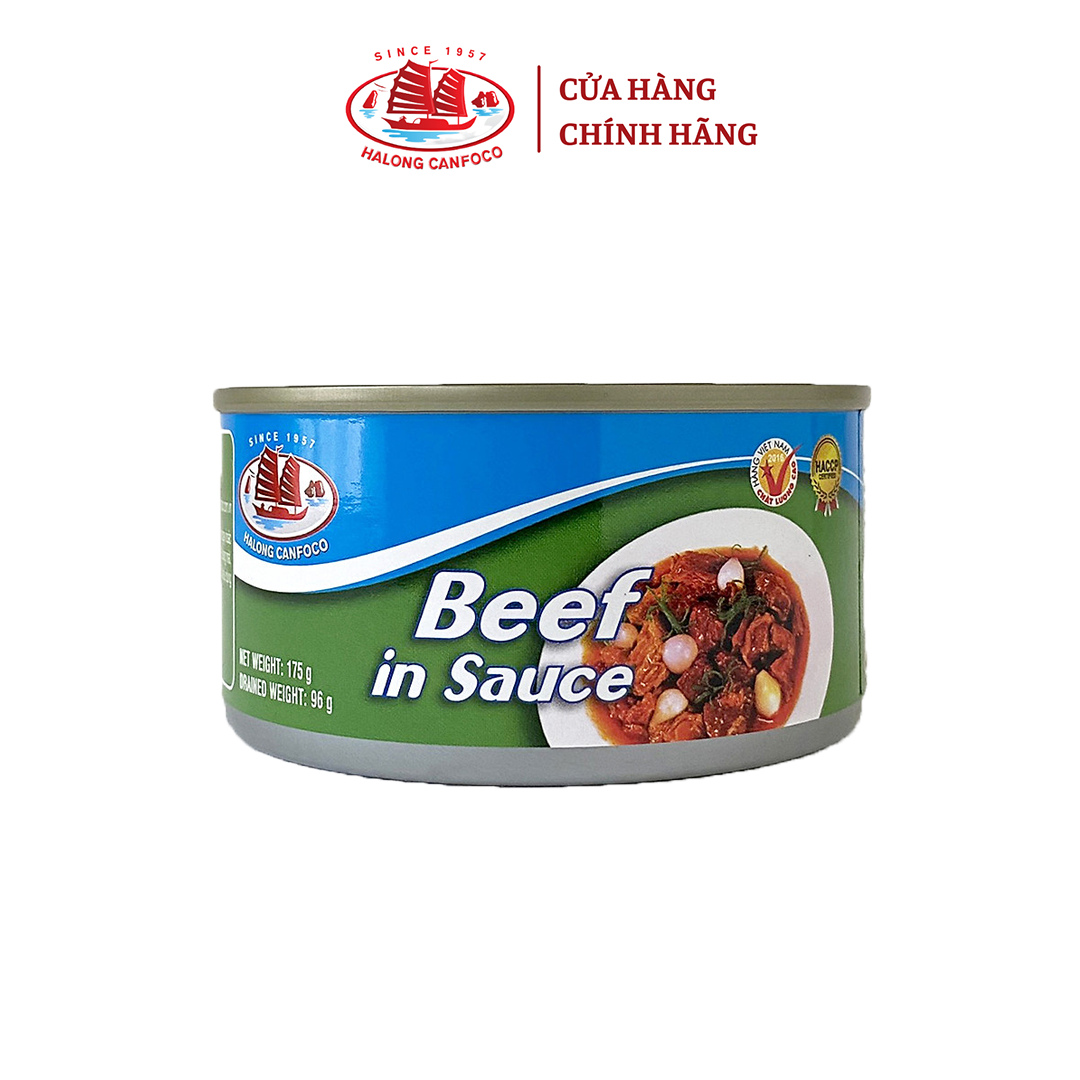 Thịt bò sốt vang 175g - Đồ Hộp Hạ Long