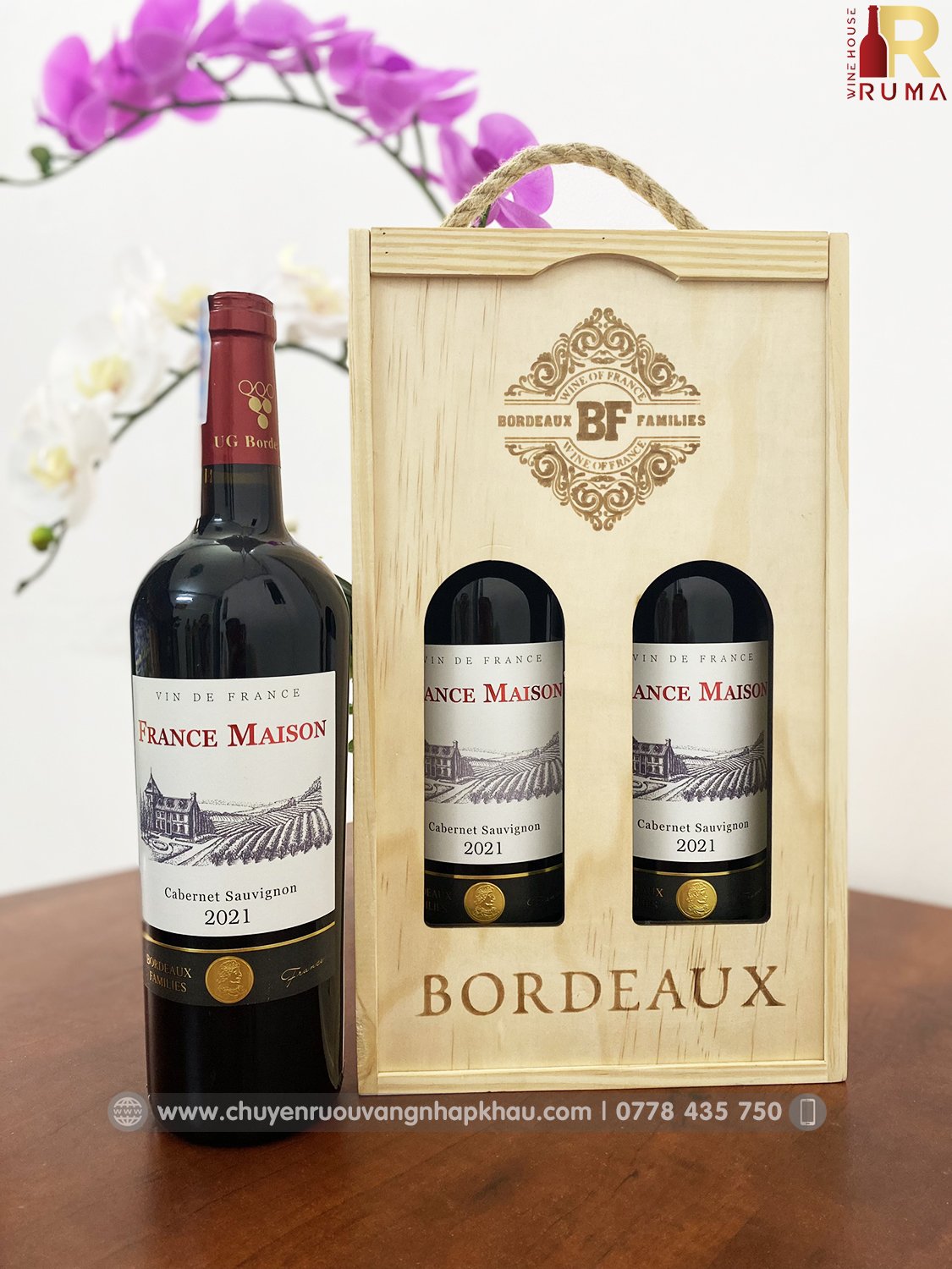Vang Pháp France Maison 750 ml