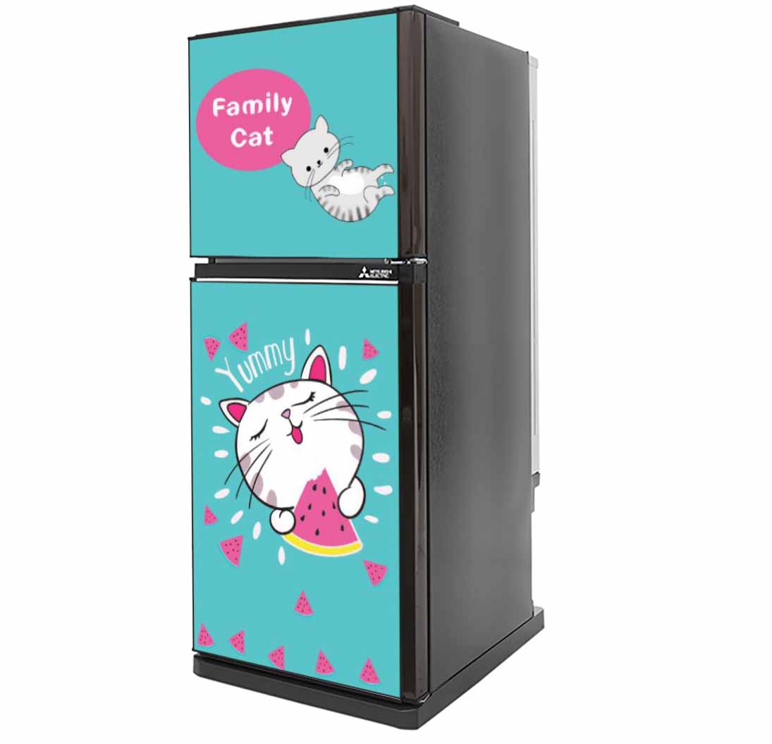 [HCM]Tấm dán trang trí tủ lạnh siêu cute (62 x 1m6)