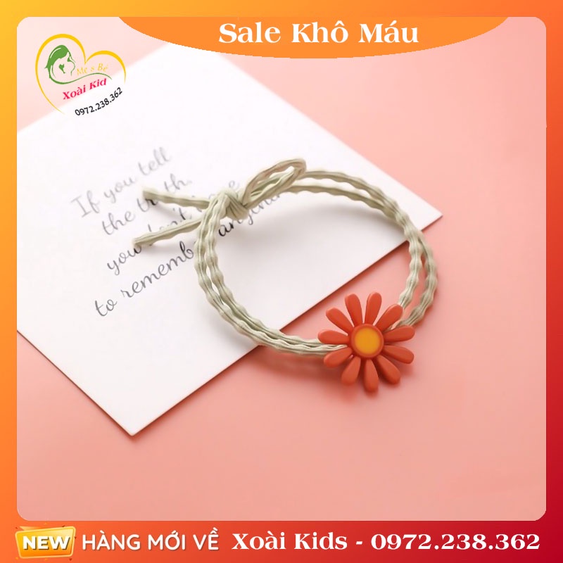 Dây Buộc Tóc, Cột Tóc Hình Hoa Cúc Cực Xinh Đẹp